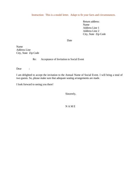 letter acceptance Doc Template | pdfFiller