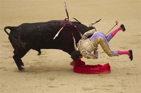 Bull Knocks Out Pirate Matadors Glass Eye Six Years After Losing The