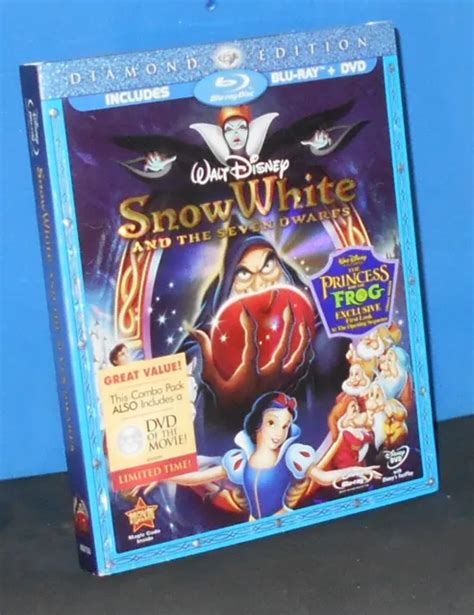 Disney S Snow White And The Seven Dwarfs Blu Ray Dvd Disc Set Picclick Uk