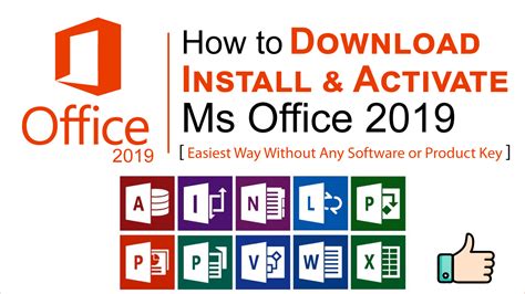 How To Install And Activate Microsoft Office 2019 Free Activation For