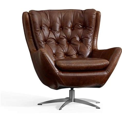 Maybe you would like to learn more about one of these? Pottery Barn Wells Leather Armchair ($1,299) liked on ...