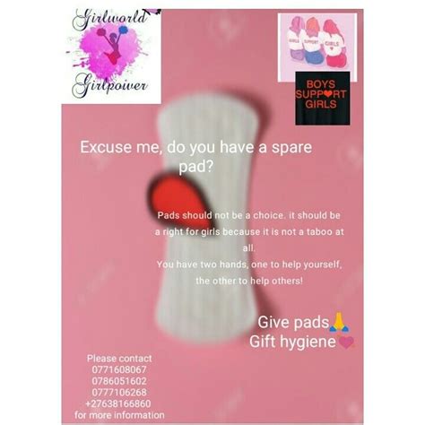 Donate A Pad Helping Others Taboo Projects To Try