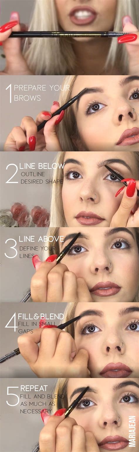 How To Get Perfect Brows Tutorial Step By Step For Beginners Brow