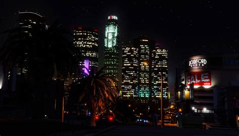 Grand Theft Auto City Grand Theft Auto V Night 1080p Los Santos