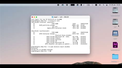 How To Mount And Unmount Partitions In Mac OS YouTube