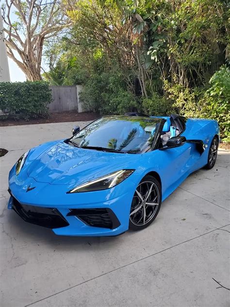 Sylvester Stallone Takes Home A Rapid Blue 2021 C8 Corvette Stingray