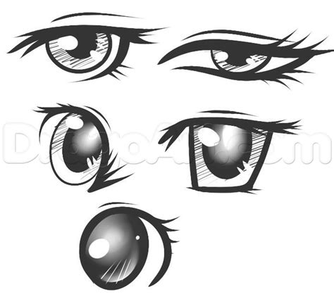 Drawing Anime Eyes Step By Step Step By Step Drawing