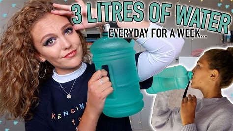 I DRANK 3 LITRES OF WATER EVERYDAY FOR A WEEK And It Was Interesting