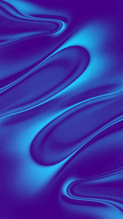 Download Wallpaper 2160x3840 Paint Stains Bends Abstraction Blue