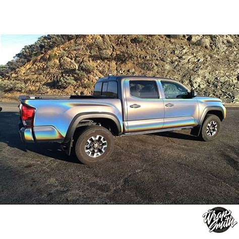 Toyota Tacoma Wrapped In Colorflip Gloss Psychedelic Shade Shifting