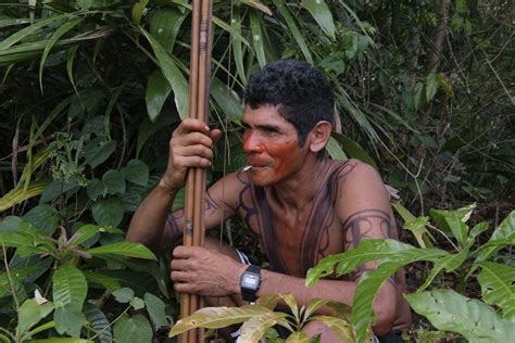 amazon tribe in brazil patrols territory braces for fight ap news