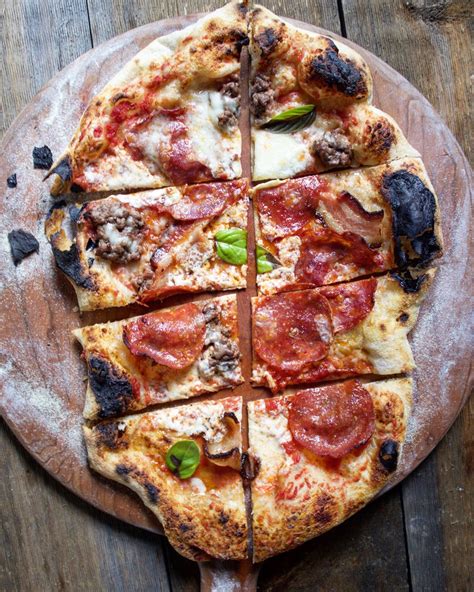 Meat lovers' pizza, to me, means it needs at least three things: Meat Lovers Pizza Recipe | Baking Steel | Meat lovers ...