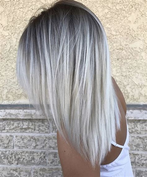 Nice But With Longer Layers Silver Blonde Hair Icy Blonde Medium