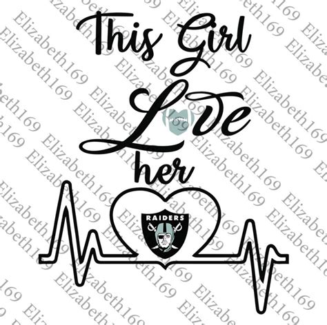 this girl love her oakland raiders png svglove raiders etsy