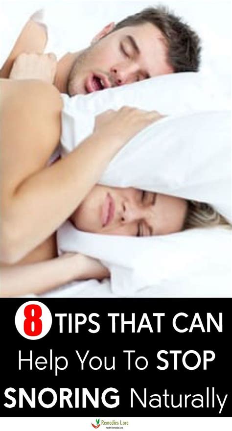 8 tips that can help you to stop snoring naturally 8 tips that can