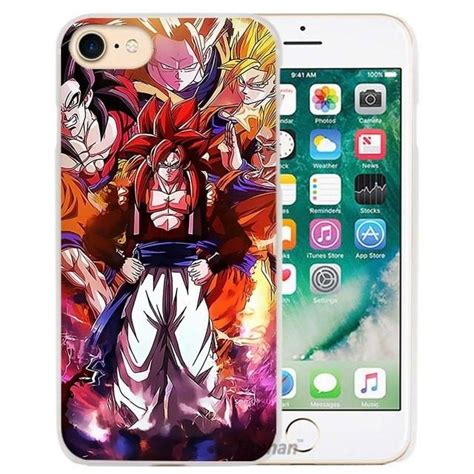 Iphone 7 dragon ball z case. Dragon Ball Z Hard Transparent Phone Case for Apple iPhone 4 4s 5 5s SE 5C 6 6s 7 Plus