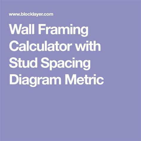 We did not find results for: Wall Framing Calculator with Stud Spacing Diagram Metric ...