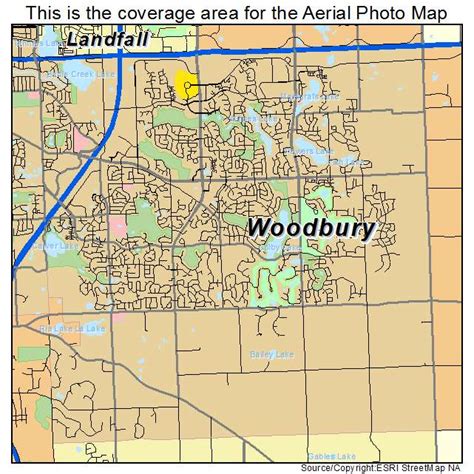 Aerial Photography Map Of Woodbury Mn Minnesota