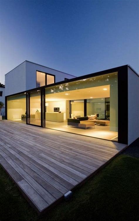 25 glass wall design exposed pecansthomedecor maison contemporaine maison architecte