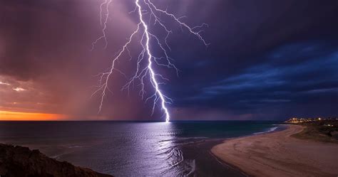 Australia Night Lightning 4k Ultra Hd Wallpaper High