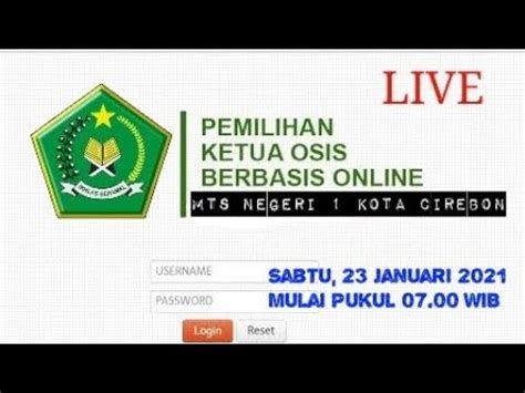 Live Kampanye Calon Ketua Osis Mtsn Kota Cirebon Youtube