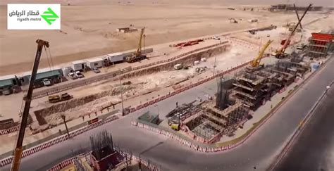 Video Released Shows Timelapse Construction On Riyadhs Metro Project