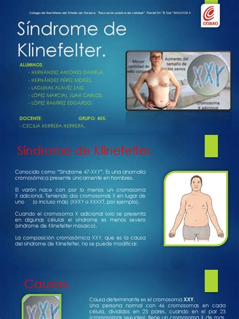 Síndrome De Klinefelter Pdf Enfermedades Y Trastornos Especialidades Medicas