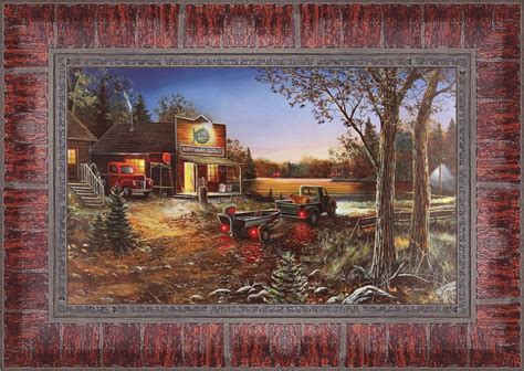 Midwestartframe Good Old Days By Jim Hansel Framed Painting Print