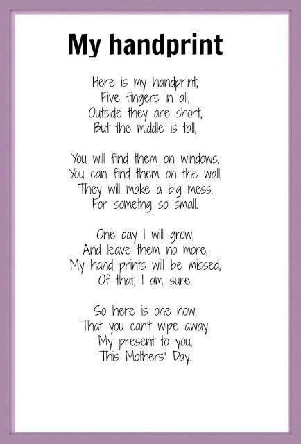 Mothers Day Poem To Daughter Design Corral