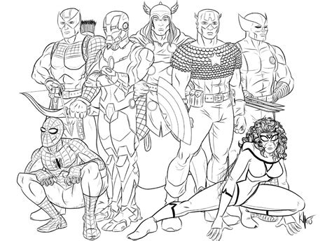 Hope the new year has been treating you well with the month of let's dive in deeper into the world of the avengers and the superheroes making up this team, through this collection of avengers coloring sheets to print. The avengers coloring pages to download and print for free