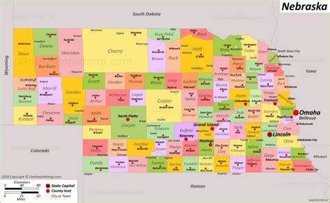 Nebraska State Maps Usa Maps Of Nebraska Ne