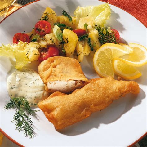 Meistens wird back fisch in bierteig. Backfisch im Bierteig mit Kartoffelsalat | Rezept ...