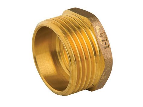 Brass Reducing Bush 15mm X 8mm From Reece