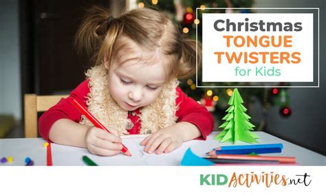 24 Short Christmas Tongue Twisters For Kids World Celebrat Daily