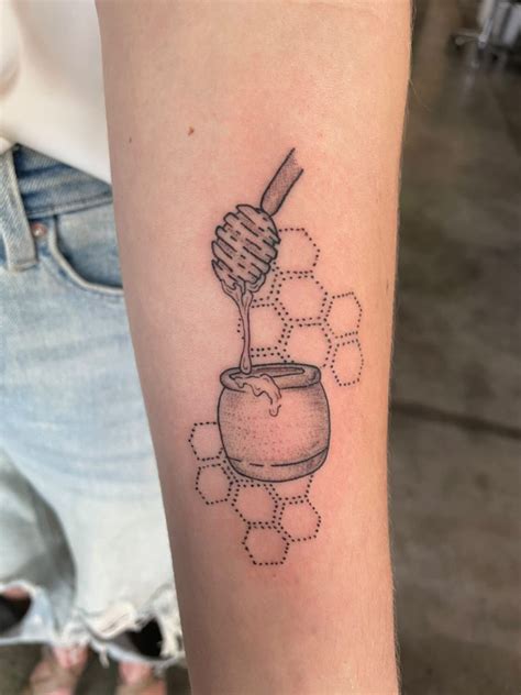 Honeypot Honeycomb Tattoo Honeycomb Tattoo Bee Tattoo Sleeve Tattoos