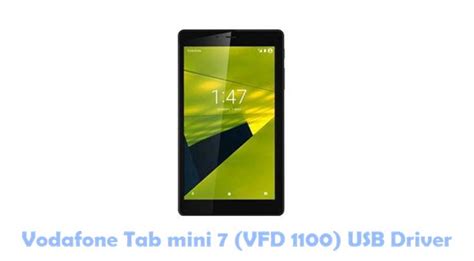 Then download firmware file/flash file/rom for your phone. Download Vodafone Tab mini 7 (VFD 1100) USB Driver | All USB Drivers