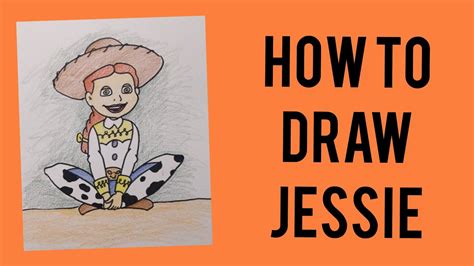 How To Draw Jessie Toy Story Jessie Easy Drawing Kalakrit Art