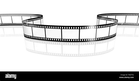 Illustration Of A Film Strip Frame Stock Photo Alamy