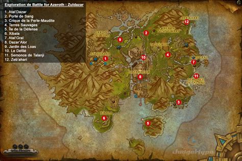 Guide Pour Réussir Le Haut Fait Exploration De Battle For Azeroth World Of Warcraft Judgehype