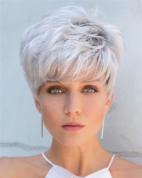Are you searching for short haircuts for gray hair as a man? 25 Trendy Short Hair Cut 2018 - Bob & Pixie Hair Styles for Ladies 2019 - Page 4 - HAIRSTYLES