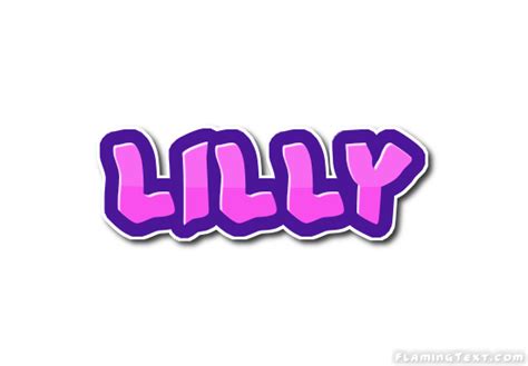 Lilly Logo Free Name Design Tool From Flaming Text