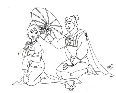 Get This Free Disney Princess Mulan Coloring Pages for Girls gr474