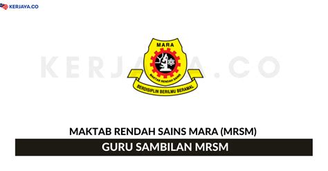 Majlis institutionen leverer læringsfaciliteter for lyse studerende i lokale skoler i hele malaysia. Jawatan Kosong Terkini Maktab Rendah Sains Mara (MRSM ...