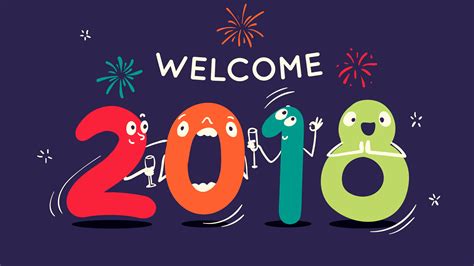 Welcome 2018 New Year 4k Wallpapers Hd Wallpapers Id 22417