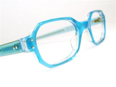 Vintage Turquoise Blue Eyeglasses Frame Never By Vintage50seyewear
