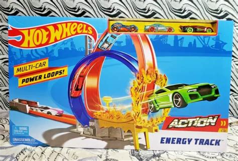 Hot Wheels Action Energy Track Multi Car Loops Age Boy Toys Gift W