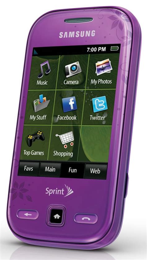 Samsung Trender Phone Purple Sprint Cell
