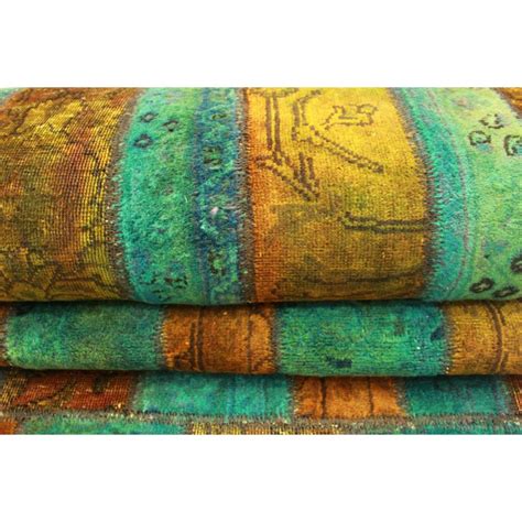 Der teppichläufer in türkis bringt farbe in ihr leben. Patchwork Teppich Läufer Türkis Curry in 300x80cm (1001 ...