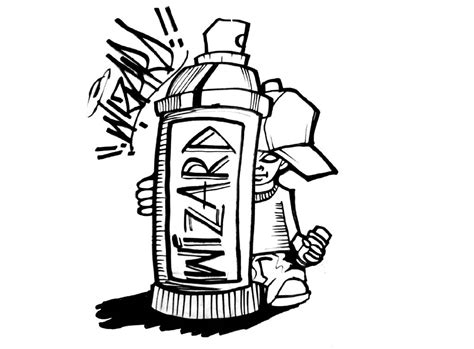 Graffiti Characters Spray Can Clipart Free Download On