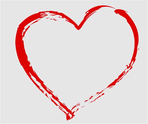 Hand Drawn Heart Photoshop Brushes Free Download